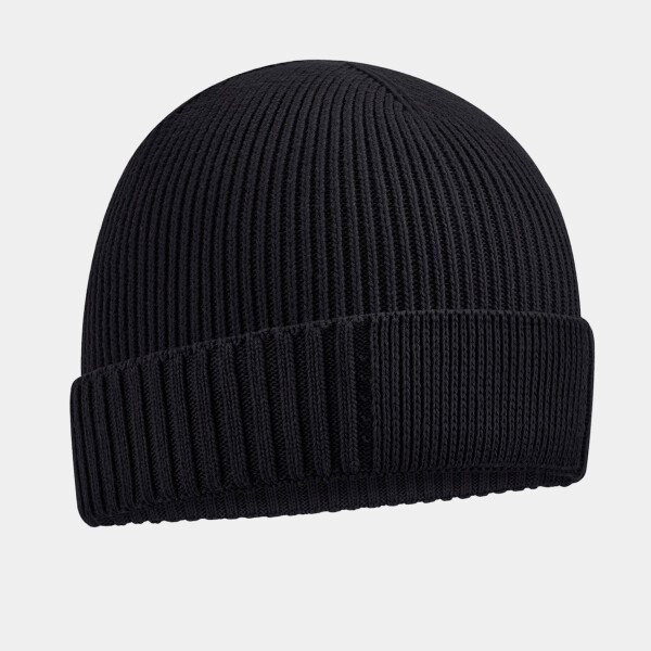 Beechfield Organic Cotton Engineered Patch Beanie Thumbnail