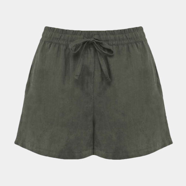 Spasso Ladies Linen Shorts Thumbnail