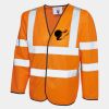 Long Sleeve Hi Vis Safety Waistcoat Thumbnail
