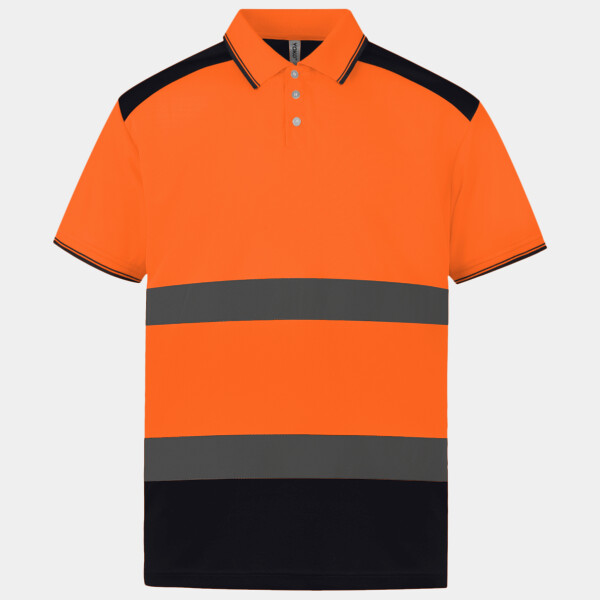Yoko Two Tone Short Sleeve Polo Shirt Thumbnail