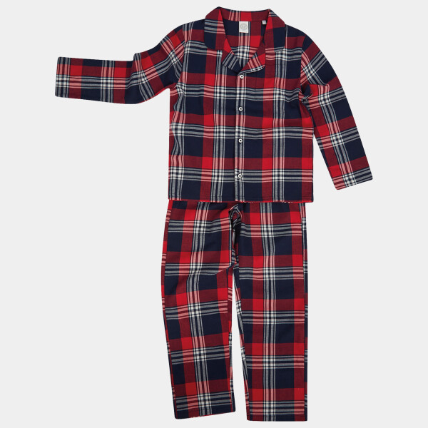 SF Clothing Kids Tartan Lounge Set Thumbnail
