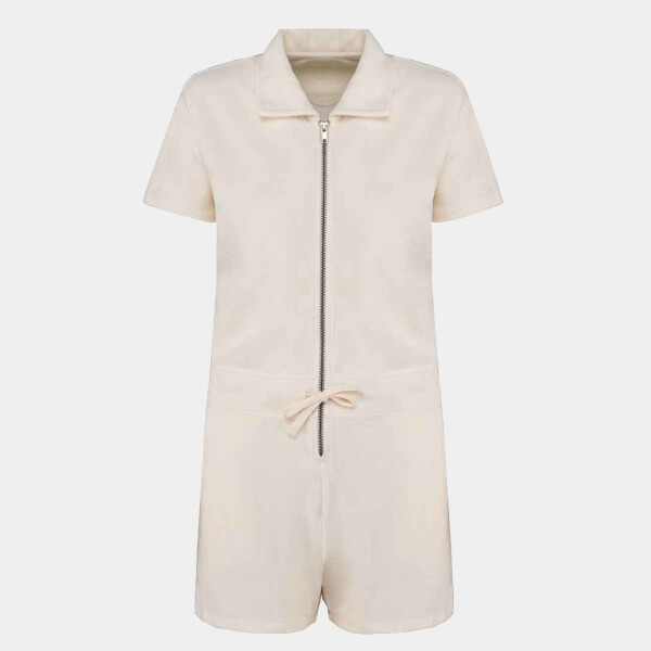 Native Spirit Ladies Terry Towel Short Overall Thumbnail