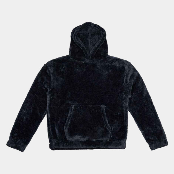 Brand Lab Unisex Fluffy Fleece Hoodie Thumbnail