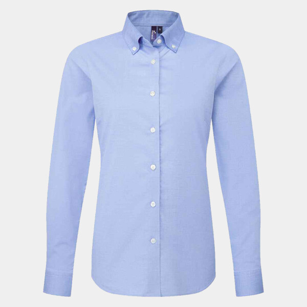 Premier Ladies Supreme Long Sleeve Oxford Shirt Thumbnail