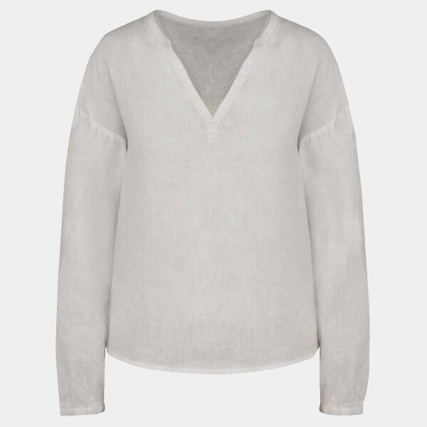 Spasso Ladies Linen Blouse Thumbnail