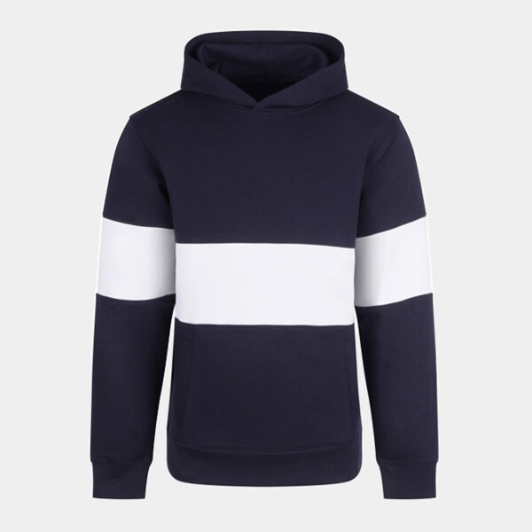 Front Row Heavyweight Panelled Hoodie Thumbnail