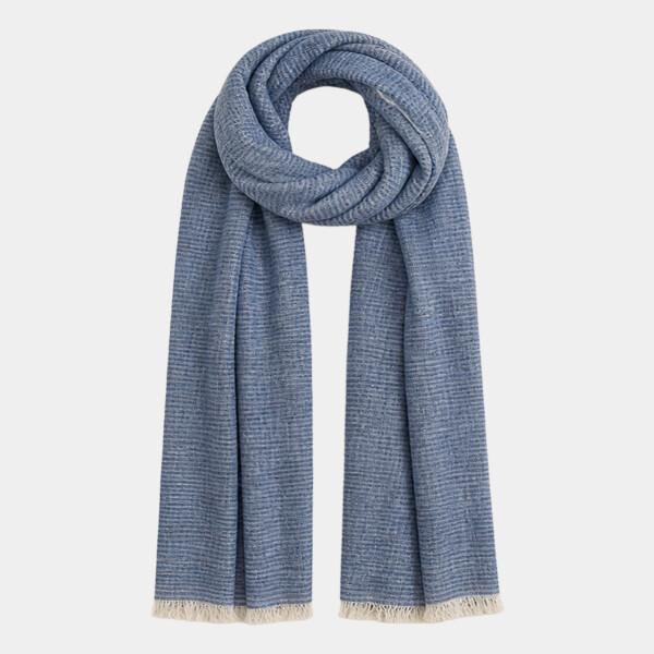 Spasso Blue Lines Scarf Thumbnail