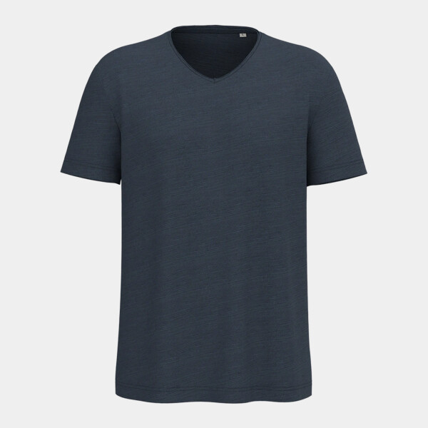 Spasso Drop Shoulder Raw Edge Collar Slub T-Shirt Thumbnail