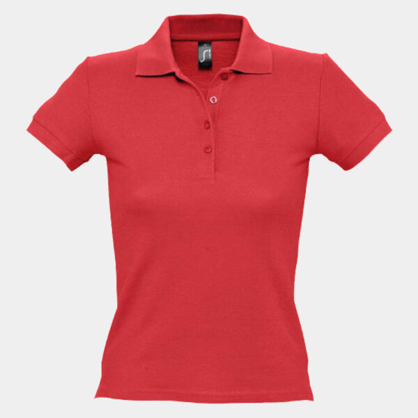 SOL'S Ladies People Cotton Piqué Polo Shirt Thumbnail
