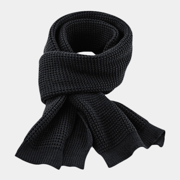 Beechfield Classic Waffle Knit Scarf Thumbnail