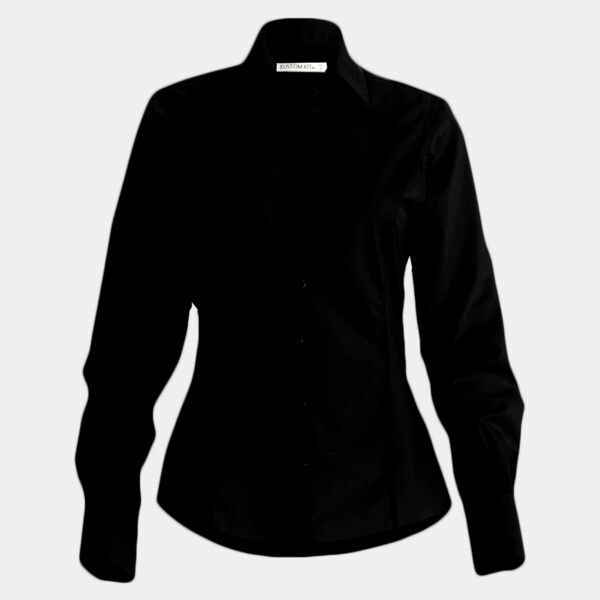 Kustom Kit Ladies Long Sleeve Tailored Business Shirt Thumbnail