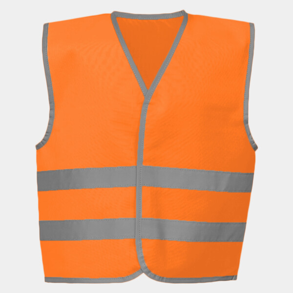 Yoko Kids Hi-Vis Two Band Waistcoat Thumbnail