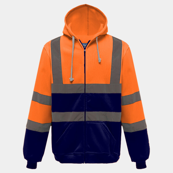 Yoko Hi-Vis Zip Hoodie Thumbnail