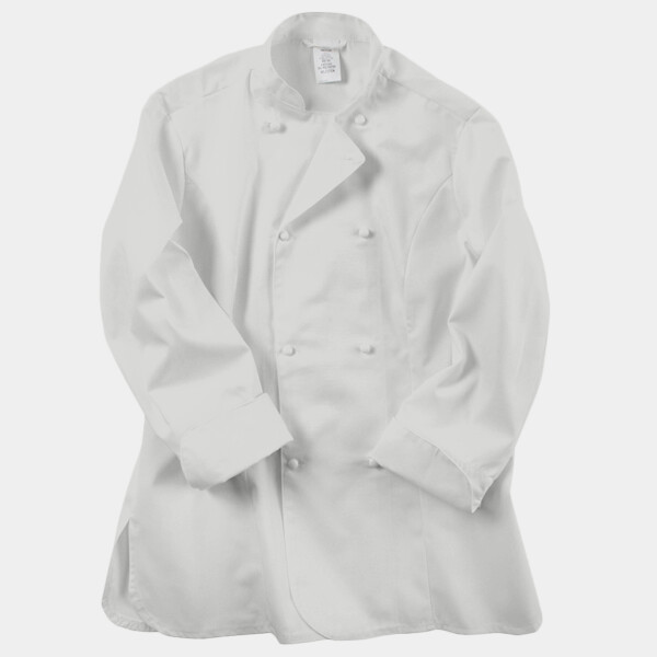 Dennys Ladies Long Sleeve Premium Chef's Jacket Thumbnail