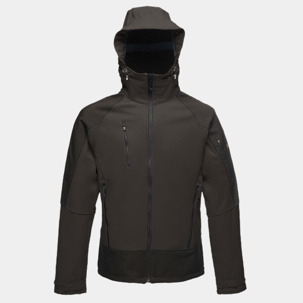 Regatta Powergrid Hooded Soft Shell Jacket Thumbnail