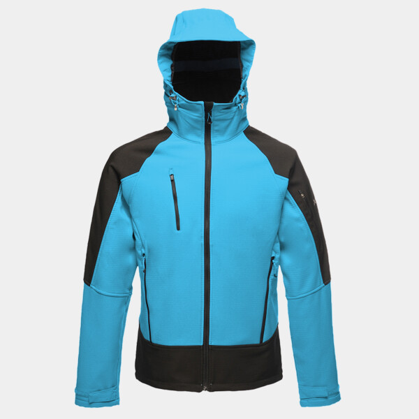 Regatta Powergrid Hooded Soft Shell Jacket Thumbnail
