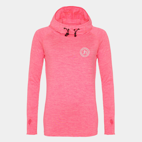 Ladies Cowl Neck (White Logos) Thumbnail