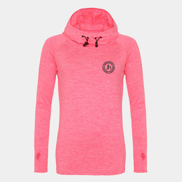 Ladies Cowl Neck (Black Logos) Thumbnail