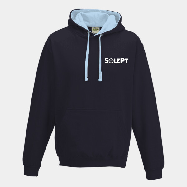 SolePT Unisex Varsity Pullover Hoodie - AWDis Varsity Hoodie Thumbnail