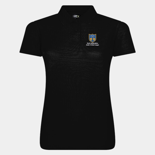 North Staffordshire Junior Cricket League -  Ladies Pro Polyester Polo Shirt - RX105F Thumbnail