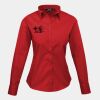 Premier Ladies Long Sleeve Poplin Blouse Thumbnail