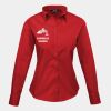 Premier Ladies Long Sleeve Poplin Blouse Thumbnail